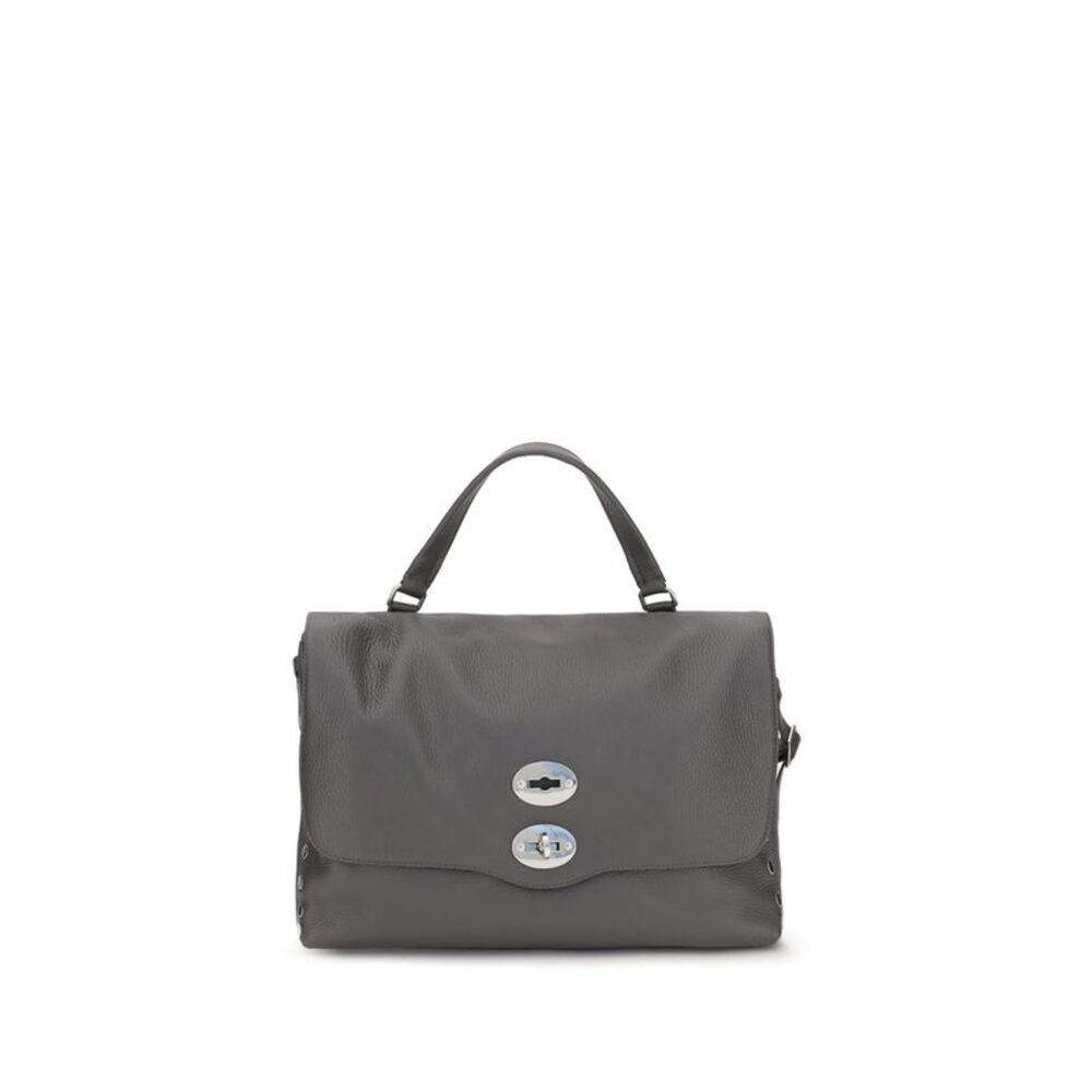 Zanellato Gray Calf Leather Bos Taurus Women's Handbag